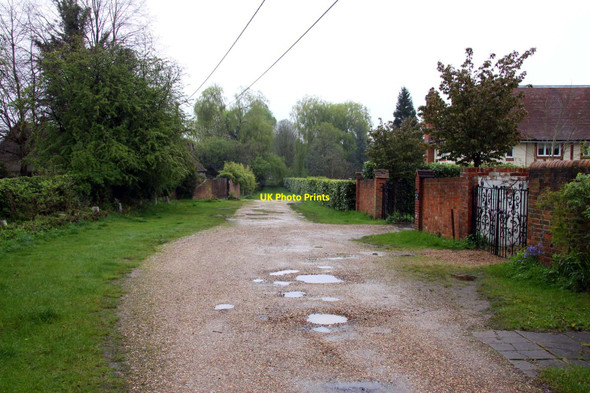 Photo 6"x4" Footpath to Sulham Tidmarsh c2012