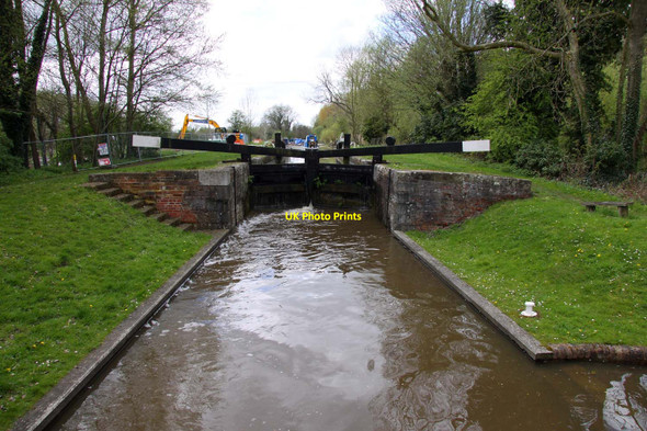Photo 6"x4" Tylemill Lock from Tylemill Bridge Ufton Green c2012