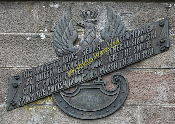 Photo 6"x4" Commemorative Plaque Forfar c2007