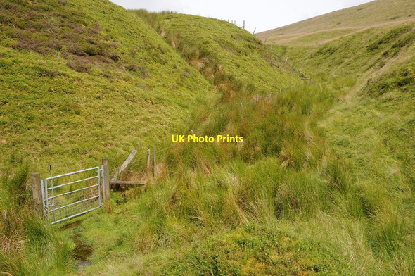 Photo 6"x4" Course of Black Brook Llandegley c2012
