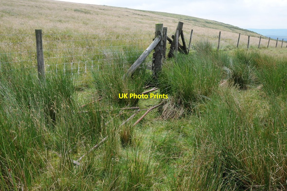 Photo 6"x4" The remains of a gate Llanfihangel Rhydithon c2012