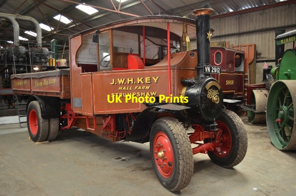 Photo 6"x4" Foden Steam Lorry Buckenham c2012