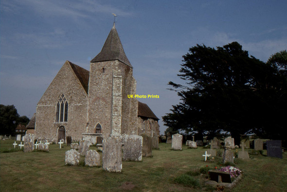 Photo 6"x4" St Clement's Church, Old Romney Old Romney c1997