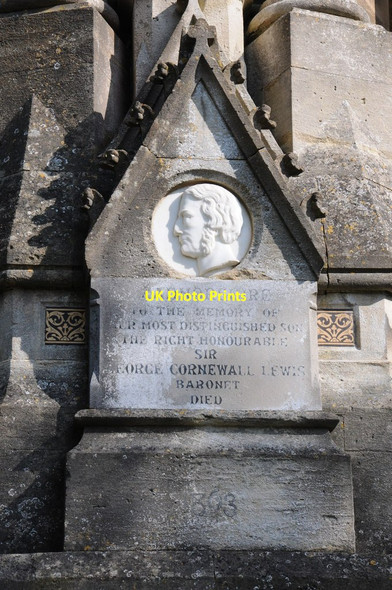 Photo 6"x4" Monument inscription, New Radnor New Radnor c2012
