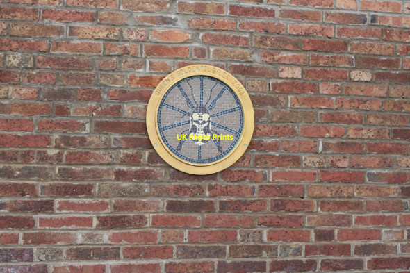 Photo 6"x4" North Scarle Golden Jubilee plaque - beetle  North Scarle c2012