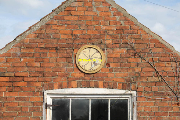 Photo 6"x4" North Scarle Golden Jubilee plaque - bee  North Scarle c2012