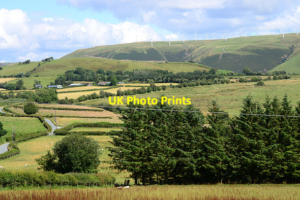 Photo 6"x4" View east from below the northern end  of Oldchapel Hill Newchapel\/SN9883 c2012