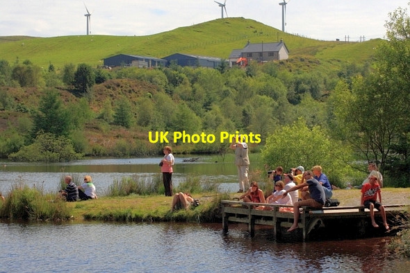 Photo 6"x4" Kite Watching Cwmbrwyno c2012