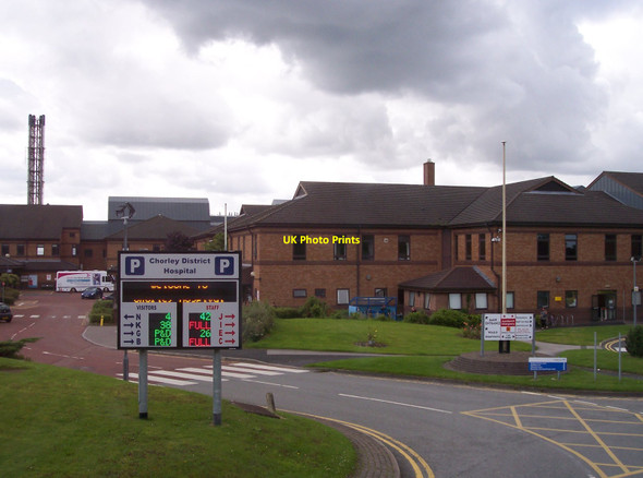 Photo 6"x4" Main entrance to Chorley District Hospital Chorley\/SD5817 c2012