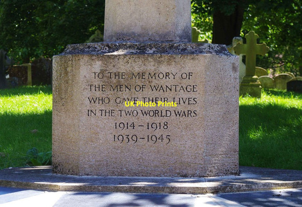 Photo 6"x4" Wantage War Memorial (2) - dedication, Church Street, Wantage Wantage c2012