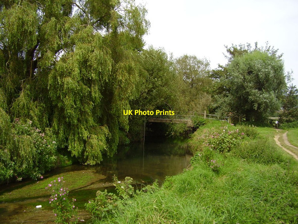 Photo 6"x4" Bridge over the River Brit Bridport c2012