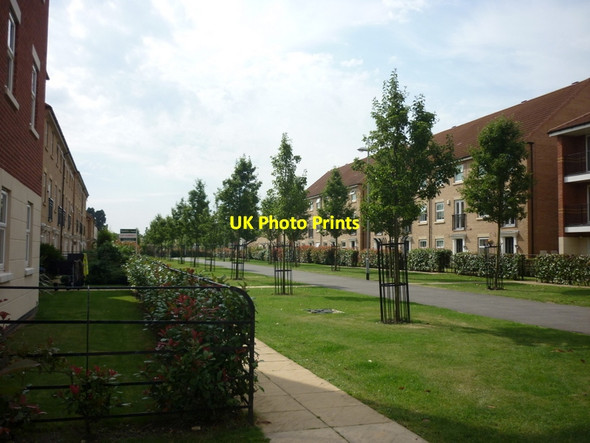 Photo 6"x4" Houses off Goldstraw Lane, Fernwood Village Balderton\/SK8151 c2012