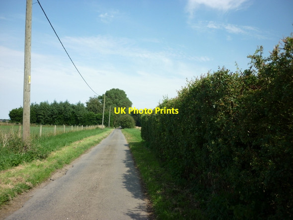 Photo 6"x4" Cawood Lane towards Gosberton Wargate c2012