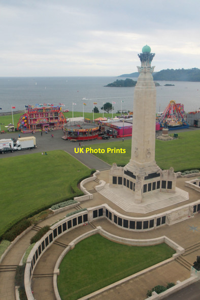 Photo 6"x4" Plymouth Naval Memorial, The Hoe, Plymouth, Devon Mount Batten c2012