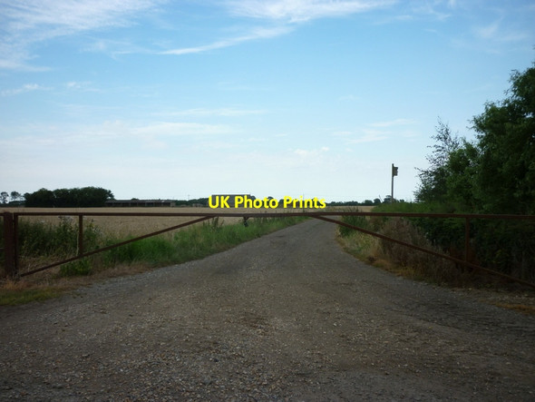 Photo 6"x4" A farm track near Witham Brewery Haven Bank c2012
