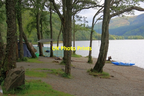 Photo 6"x4" Fly Camping at Loch Lubnaig Ardchullarie More c2012