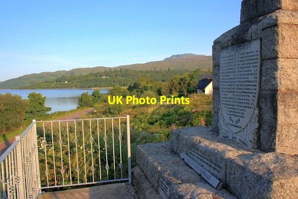 Photo 6"x4" War Memorial, Strontian Strontian\/Sron an t-Sithein c2012