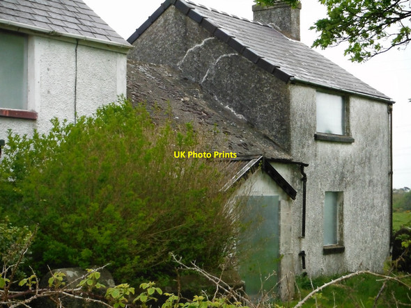 Photo 6"x4" Abandoned Property Tregele c2012