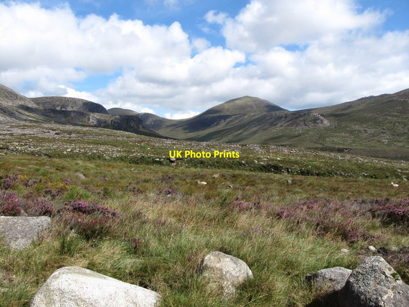 Photo 6"x4" View north-eastwards along the shoulder above the Annalong Valley Annalong c2012
