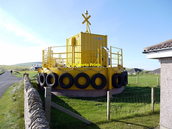Photo 6"x4" Test Buoy for EMEC Wave Scale Test Site, Scapa Flow Kirkwall c2012
