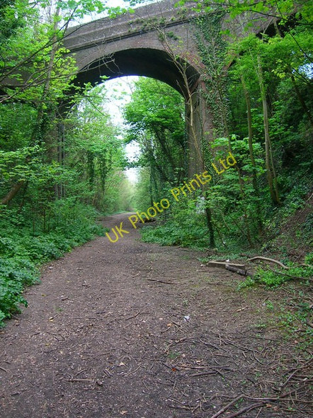 Photo 6"x4" Railway Bridge Lewes c2007