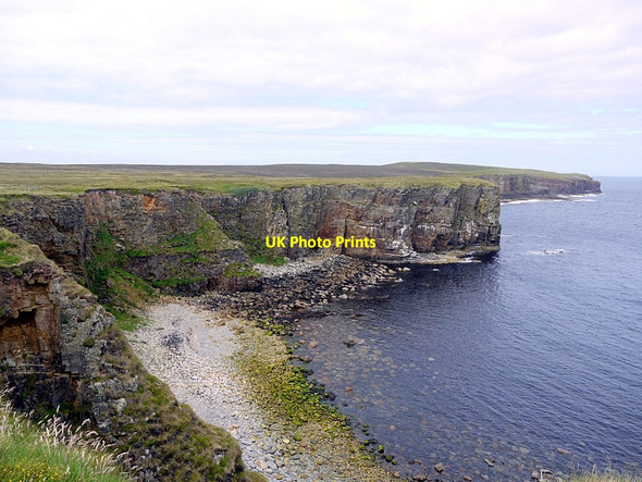 Photo 6"x4" The Bay of Large Burra Geo west of the Brough of Deerness Skaill\/HY5806 c2012