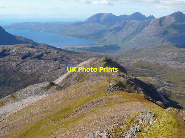 Photo 6"x4" The northwest ridge of Sgorr Ruadh Sgorr Ruadh c2012