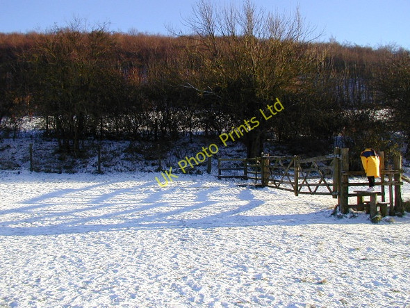 Photo 6"x4" Stile at foot of Butser Hill Clanfield\/SU7016 c2000