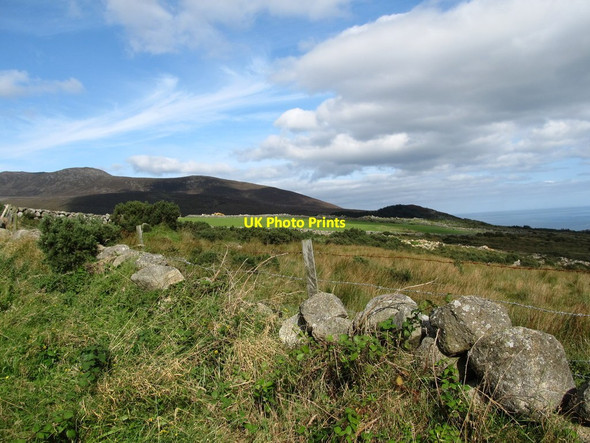 Photo 6"x4" Contrast between reclaimed and unreclaimed marginal land at Carrick Little Annalong c2012