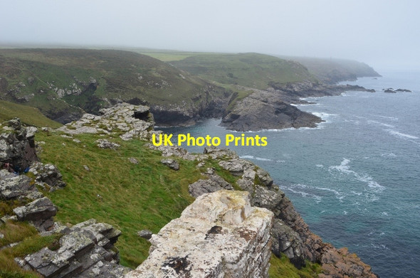 Photo 6"x4" View from Pendeen Watch Lower Boscaswell c2012
