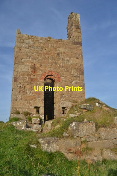 Photo 6"x4" Wheal Edward Engine House Boscean c2012