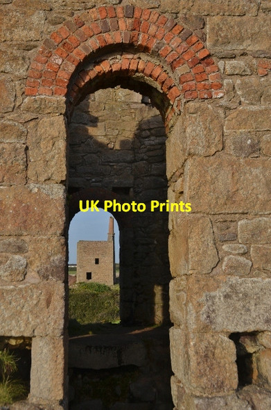 Photo 6"x4" Wheal Owles from Wheal Edward Boscean c2012