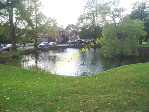 Photo 6"x4" Village duck pond at Godstone Green Church Town\/TQ3551 c2005