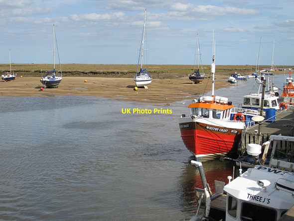 Photo 6"x4" The harbour, Wells-next-the-Sea Wells-Next-The-Sea c2012