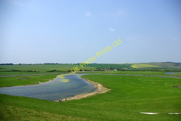 Photo 6"x4" Cuckmere meander Exceat c2007
