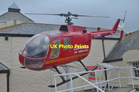 Photo 6"x4" Cornwall Air Ambulance - Land's End Mayon c2012