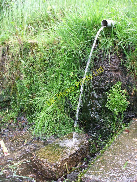 Photo 6"x4" Water Spout, Cranny, Omagh Omagh c2007