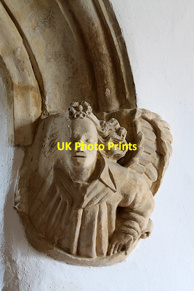 Photo 6"x4" St Decuman's church, Watchet - label stop Watchet c2012