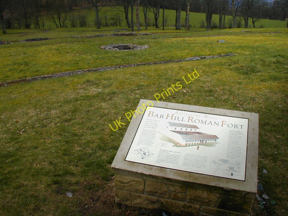 Photo 6"x4" Bar Hill Roman fort Blackwood\/NS7274 c2006