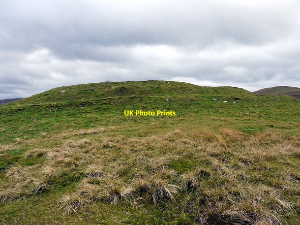 Photo 6"x4" Ring Chesters hill fort Kirk Yetholm c2012