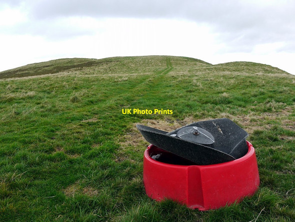 Photo 6"x4" Ridge south of Ring Chesters Kirk Yetholm c2012