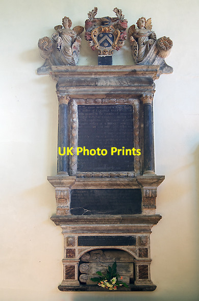 Photo 6"x4" Church of St Peter & St Paul, Bishops Hull - Fowell family monument Bishop's Hull c2012