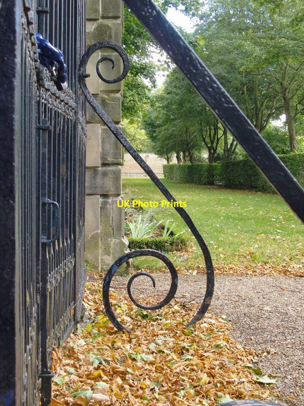 Photo 6"x4" Wrought-ironwork at Ham House (3) Richmond\/TQ1874 c2012