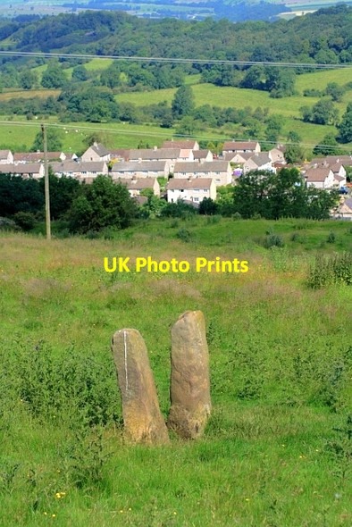 Photo 6"x4" Pair of Old Gateposts Winster\/SK2460 c2012