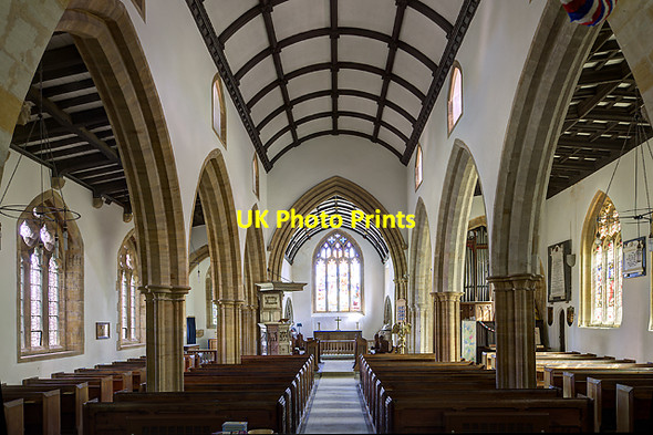 Photo 6"x4" Church of St Andrew & St Mary, Pitminster - the nave Pitminster c2012