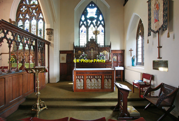 Photo 6"x4" St Edward the Confessor, Market Place, Romford - South chapel Romford\/TQ5289 c2012