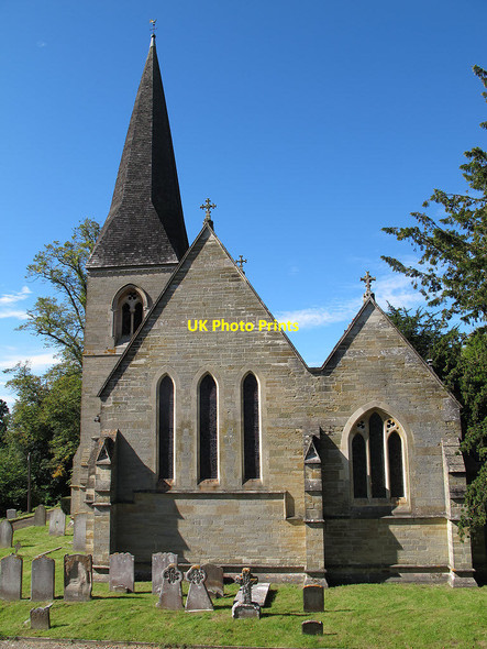 Photo 6"x4" Church of St James, east end Titsey c2012