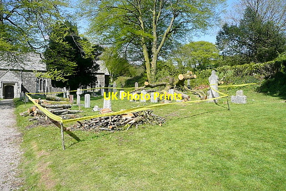 Photo 6"x4" Harford church, storm damage (1) Harford\/SX6359 c2012