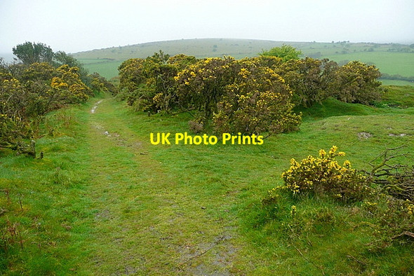 Photo 6"x4" Bridleway on Aish Ridge Aish\/SX6960 c2012