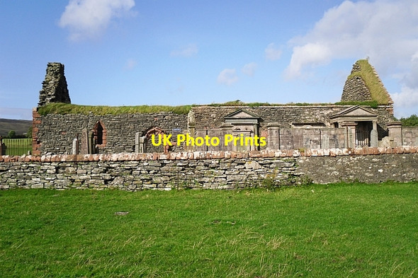 Photo 6"x4" The ruined Kilbrannan Chapel Skipness c2012